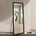 Lustro z czarną ramą 180x80cm ścienno-podłogowe Aprikosa Oferta