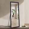 Lustro z czarną ramą 180x80cm ścienno-podłogowe Aprikosa Oferta