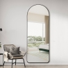 Lustro ścienne z czarną ramą 170x65cm nowoczesny design Selur Katalog