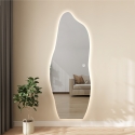 Lustro ścienne podświetlane nowoczesne nieregularne 170x65cm Kerti Oferta