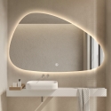 Lustro łazienkowe z funkcją zapobiegającą parowaniu, nowoczesny design z podświetleniem LED Humar Oferta