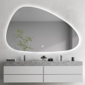 Lustro łazienkowe z funkcją zapobiegającą parowaniu, nowoczesny design z podświetleniem LED Humar Sprzedaż