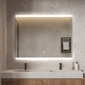 Lustro łazienkowe z podświetleniem LED 90x70cm z funkcją zapobiegającą parowaniu Krona L Sprzedaż