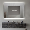 Lustro łazienkowe z podświetleniem LED 90x70cm z funkcją zapobiegającą parowaniu Krona L Rabaty