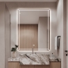 Lustro łazienkowe z podświetleniem LED 60x80cm z funkcją zapobiegającą parowaniu Vindur L Oferta