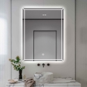Lustro łazienkowe z podświetleniem LED i funkcją zapobiegającą parowaniu 70x90cm Vindur XL Promocja