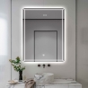 Lustro łazienkowe z podświetleniem LED i funkcją zapobiegającą parowaniu 70x90cm Vindur XL Promocja