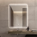 Lustro łazienkowe z podświetleniem LED i funkcją zapobiegającą parowaniu 70x90cm Vindur XL Oferta