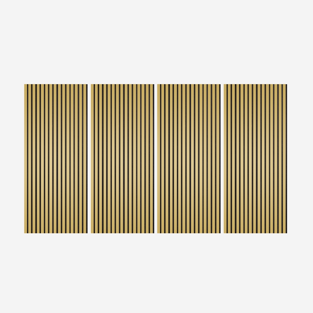 4 x panele dekoracyjne ścienne drewniane złote 120x60cm Tabb-GO Promocja 4 x panele dekoracyjne ścienne drewniane złote 120x60cm Tabb-GO Promocja