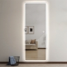 Lustro LED na ścianę prostokątne 170x65cm podświetlane Trefil. Oferta