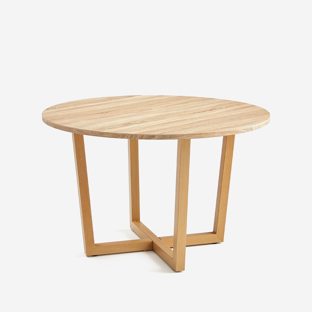 Okrągły stół kuchenny do jadalni z drewna w nowoczesnym stylu 120cm Zira Promocja Okrągły stół kuchenny do jadalni z drewna w nowoczesnym stylu 120cm Zira Promocja