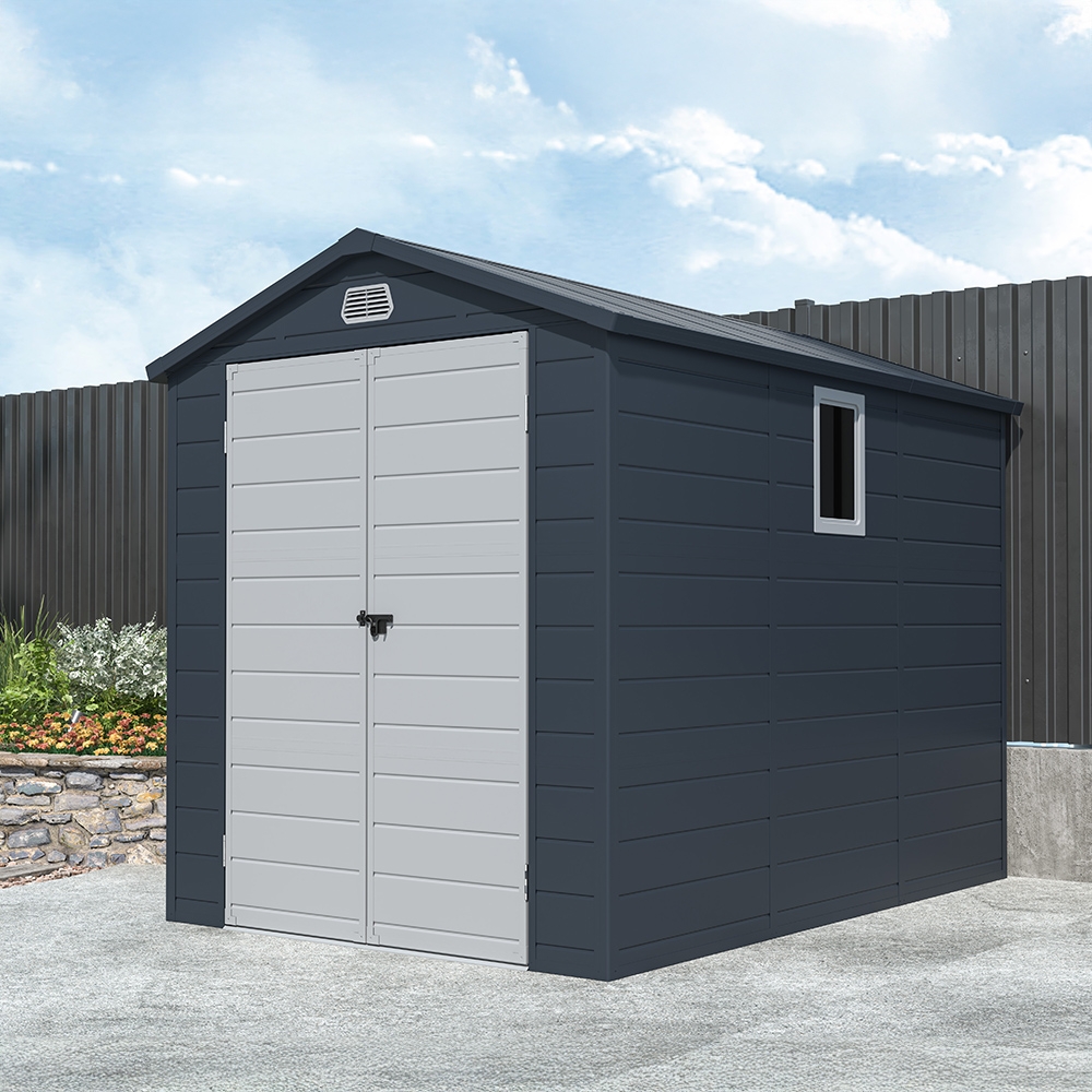 Domek ogrodowy 192x278x219cm z polipropylenu na zewnątrz Trasimeno Promocja Domek ogrodowy 192x278x219cm z polipropylenu na zewnątrz Trasimeno Promocja