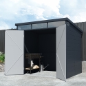 Casetta box na narzędzia ogrodowe z polipropylenu 238x191x215cm Bolsena Stan Magazynowy