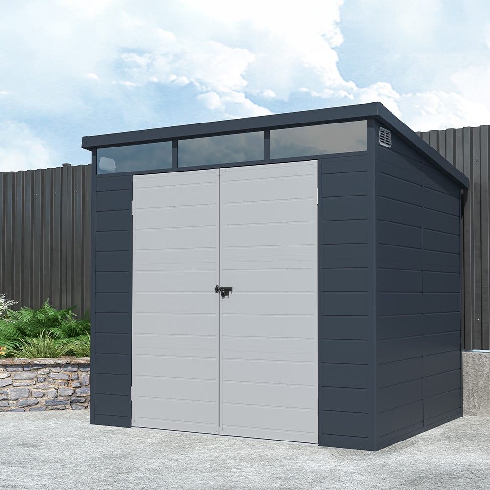 Casetta box na narzędzia ogrodowe z polipropylenu 238x191x215cm Bolsena Promocja Casetta box na narzędzia ogrodowe z polipropylenu 238x191x215cm Bolsena Promocja