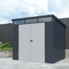 Casetta box na narzędzia ogrodowe z polipropylenu 238x191x215cm Bolsena Promocja