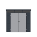Casetta box na narzędzia ogrodowe z polipropylenu 238x191x215cm Bolsena Sprzedaż