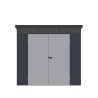 Casetta box na narzędzia ogrodowe z polipropylenu 238x191x215cm Bolsena Sprzedaż