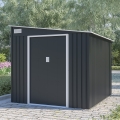 Metalowy domek do ogrodu na narzędzia 214x257x193cm Ostuni Promocja