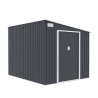 Metalowy domek do ogrodu na narzędzia 214x257x193cm Ostuni Oferta