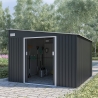 Domek ogrodowy z metalu na narzędzia 279x321x203cm Maratea Stan Magazynowy