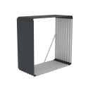 Drewutnia do ogrodu z metalu 110x52x110cm Livigno Sprzedaż
