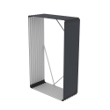 Drewutnia metalowa zewnętrzna do ogrodu 110x52x180cm Courmayeur Sprzedaż