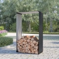 Drewutnia metalowa zewnętrzna do ogrodu 110x52x180cm Courmayeur Promocja