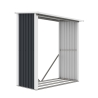 Drewutnia zewnętrzna z metalu do ogrodu 182x89x190cm Vipiteno Oferta