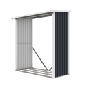 Drewutnia zewnętrzna z metalu do ogrodu 182x89x190cm Vipiteno Sprzedaż