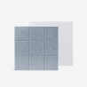 Zestaw 8 panele dźwiękochłonne 60x60 dekoracyjne geometryczne szare Didi-G Oferta