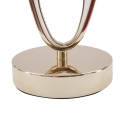 Elegancka lampka stołowa z złotą podstawą i beżowym kloszem Flush S Rabaty