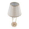 Elegancka lampka stołowa z złotą podstawą i beżowym kloszem Flush S Stan Magazynowy