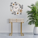 Konsola do przedpokoju z 2 szufladami i złotymi nogami 70x40 cm Beauty Sprzedaż