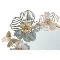 Okrągłe lustro ścienne z kwiatowymi dekoracjami 3D Amy Oferta