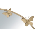 Okrągłe lustro ścienne w złotej ramie z dekoracyjnymi motylami Butterfly M Sprzedaż