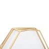 Zegar ścienny w kształcie ośmiokąta, złoty metal Octagonal Sprzedaż