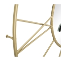 Zegar ścienny okrągły z metalu złocistego 80 cm z lustrem Stick Katalog