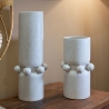Nowoczesna waza ceramiczna z matowym wykończeniem Bubbles Sprzedaż