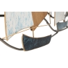 Dekoracja ścienna 3D z metalu i drewna z żaglówkami Regata Oferta