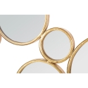 Dekoracja ścienna z okrągłych, złotych luster Mirrors Rabaty