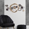 Dekoracja ścienna metalowa 3D minimalistyczna Indry Sprzedaż