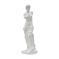 Klasyczna dekoracyjna figura stołowa z białej polirezyny h49cm Greek Promocja