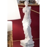 Klasyczna dekoracyjna figura stołowa z białej polirezyny h49cm Greek Sprzedaż