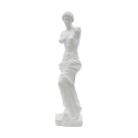 Klasyczna dekoracyjna figura stołowa z białej polirezyny h49cm Greek Katalog