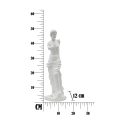 Klasyczna dekoracyjna figura stołowa z białej polirezyny h49cm Greek Stan Magazynowy