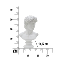 Klasyczna dekoracyjna rzeźba popiersie z poliresiny h34cm Man Stan Magazynowy