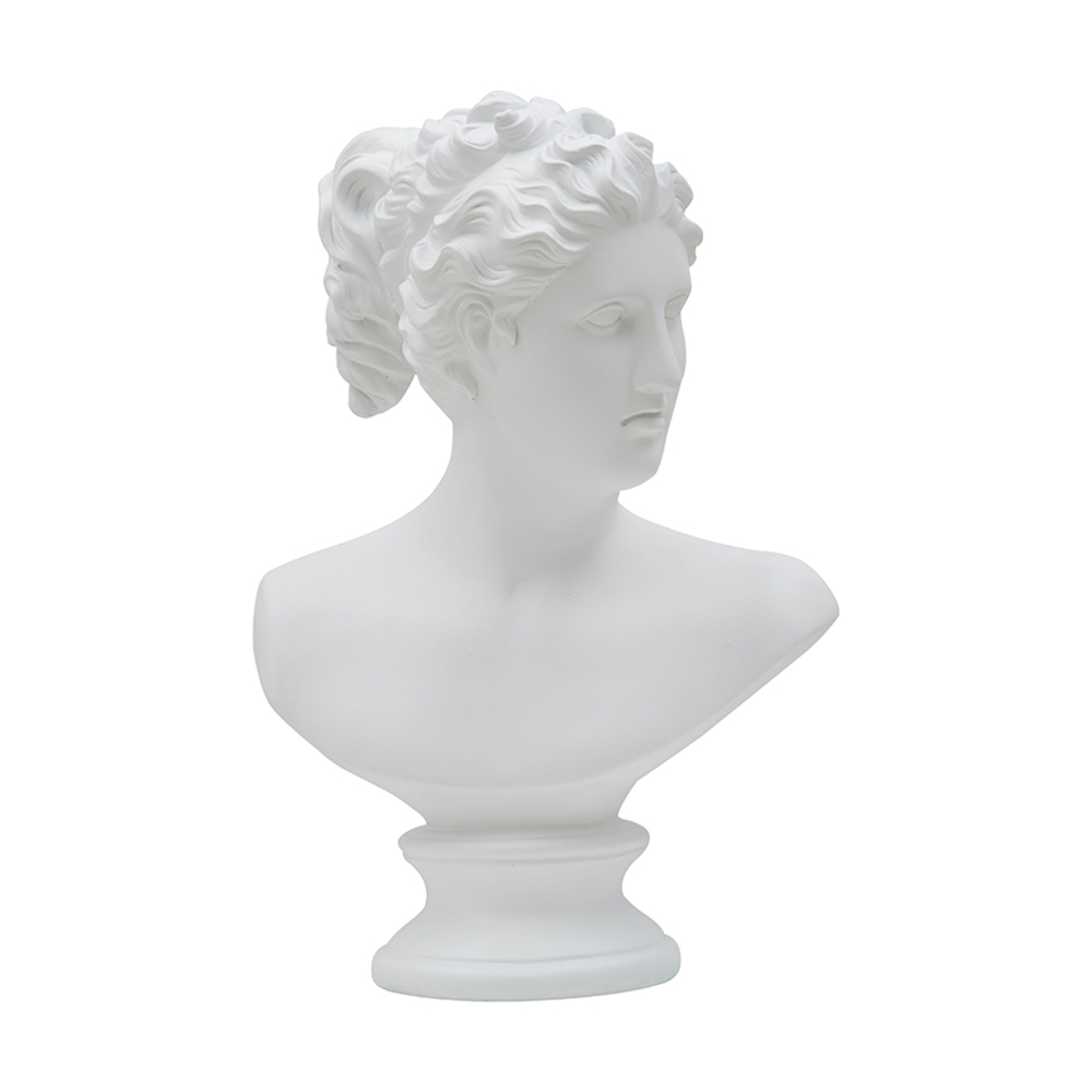 Klasyczna dekoracyjna rzeźba popiersie z polirezyny h34cm Woman Promocja Klasyczna dekoracyjna rzeźba popiersie z polirezyny h34cm Woman Promocja