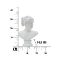 Klasyczna dekoracyjna rzeźba popiersie z polirezyny h34cm Woman Katalog