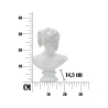 Klasyczna dekoracyjna rzeźba popiersie z polirezyny h34cm Woman Katalog