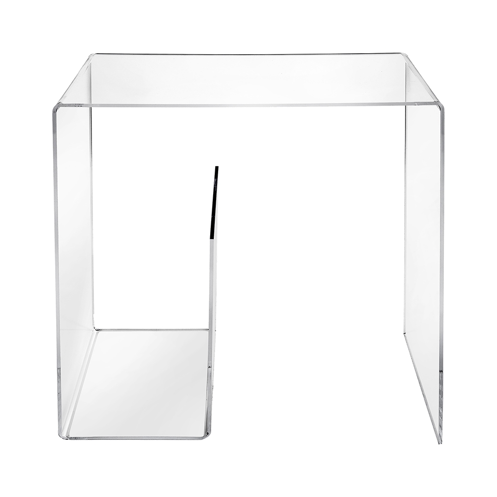 Stolik kawowy z przezroczystego pleksiglasu 33x50x50cm G Table Promocja Stolik kawowy z przezroczystego pleksiglasu 33x50x50cm G Table Promocja